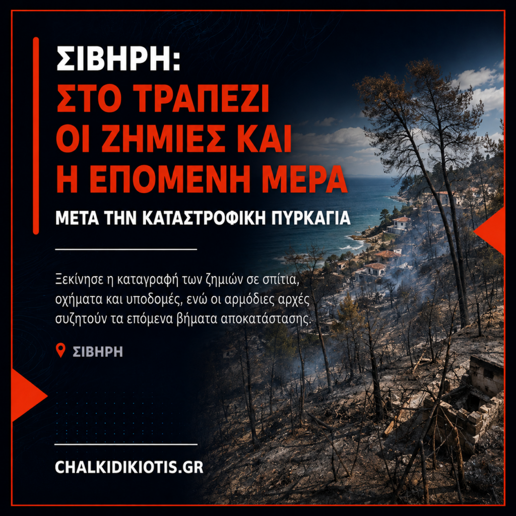 Σίβηρη: Στο τραπέζι οι ζημιές και η επόμενη μέρα μετά την καταστροφική πυρκαγιά